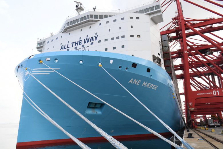 M.V. Ane Mærsk Makes Maiden Port Call in Colombo, Leading the Charge in